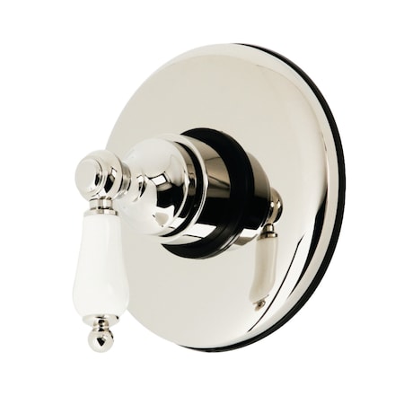 Kingston Brass KB3006PL Volume Control with Lever Handle, Polished Nickel KB3006PL